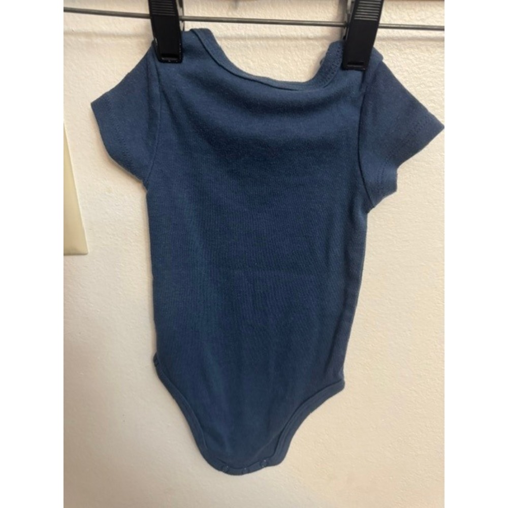 Quiksilver Baby Boy Navy Blue Palm Tree Graphic Bodysuit Surf Style (F) - Picture 2 of 3